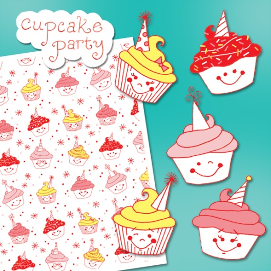Cupcake Party Collection by Gina Matarazzo